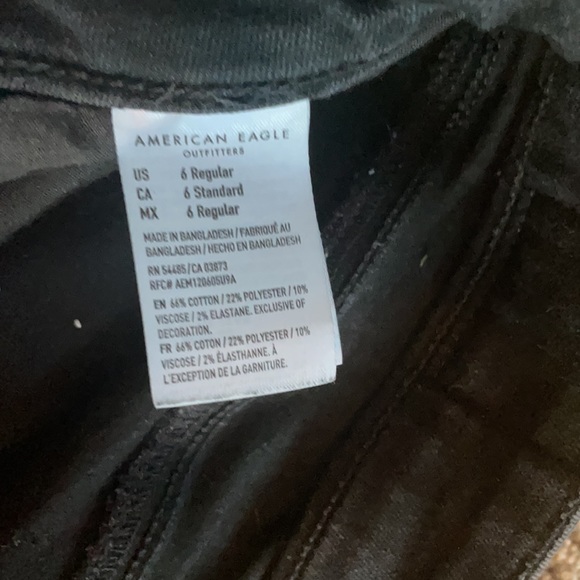 America Eagle Black Jeans - Picture 3 of 4